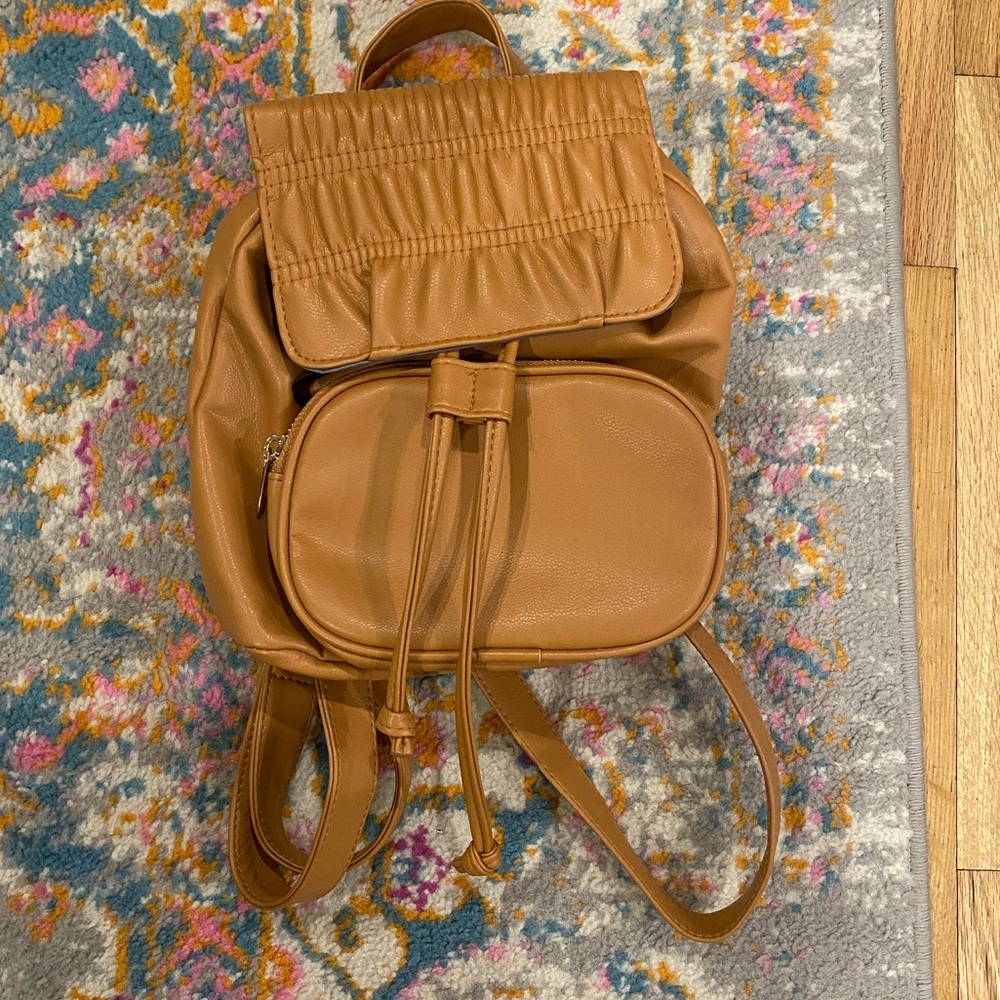 Wild Fable Mini Flap Backpack Tan - Picture 5 of 9